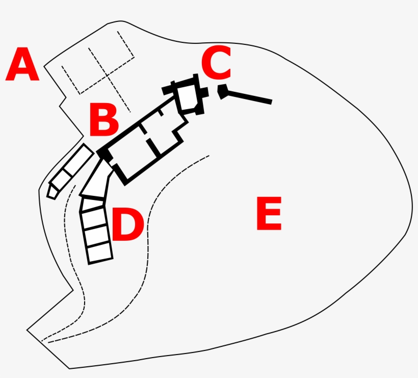File - Hay Castle - Schematic - Garden, transparent png download