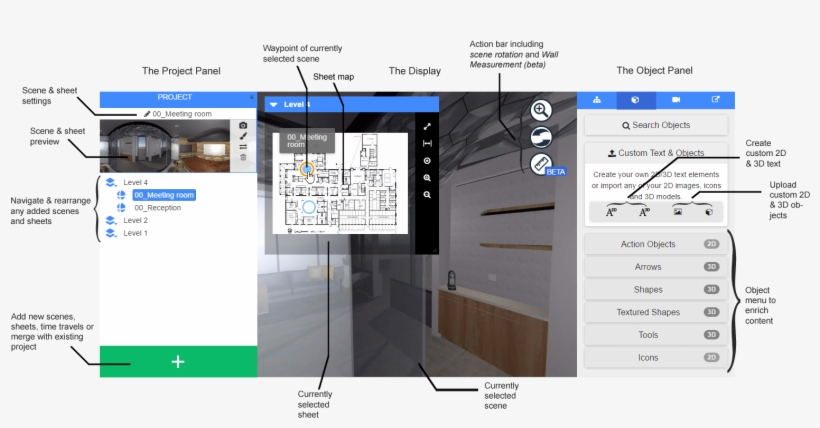 Overview Of The Holobuilder Web Editor - Holobuilder Inc., transparent png download