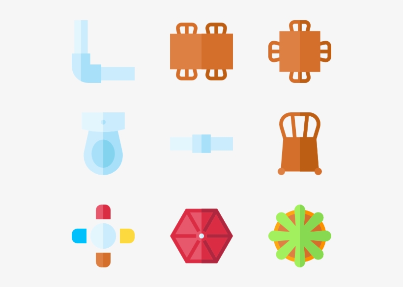 Furnitures Top View - Furniture, transparent png download