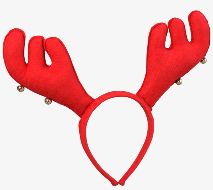 Xmas Antlers Headband With Bells, , Large - Hårbøjle Med Gevir Og Bjælder, transparent png download
