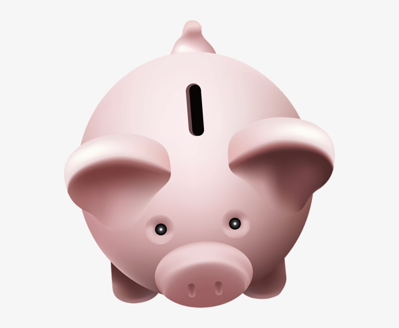 Piggy Bank Top View Png - Piggy Png, transparent png download