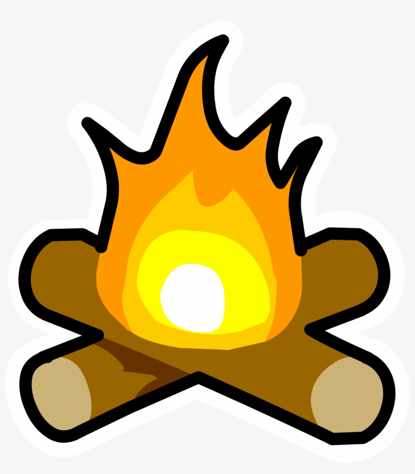 Bonfire Clipart Epic - Club Penguin Campfire, transparent png download
