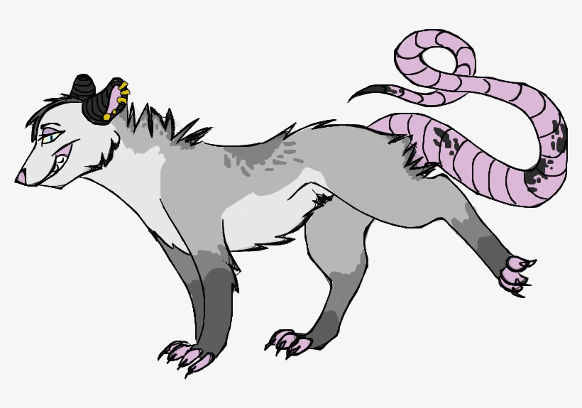 Opossum Fursona By Omg - Illustration, transparent png download