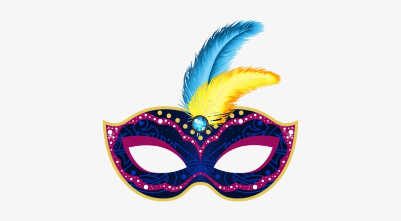Carnival Mask Free Download Png - Carnival Mask Clipart, transparent png download