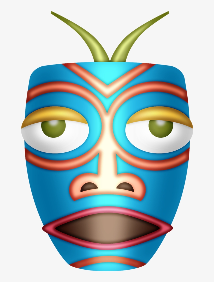 Hawaii Vector Mask - Hawaiana Dibujo De Aloha, transparent png download