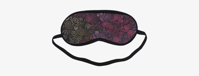 Psychedelic 3d Rose Sleeping Mask - Blindfold, transparent png download