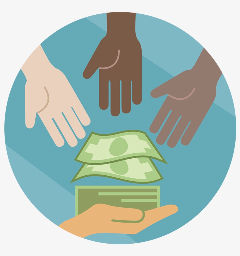 Funds Come From Both Members And Friends Of The Church - Illustration, transparent png download