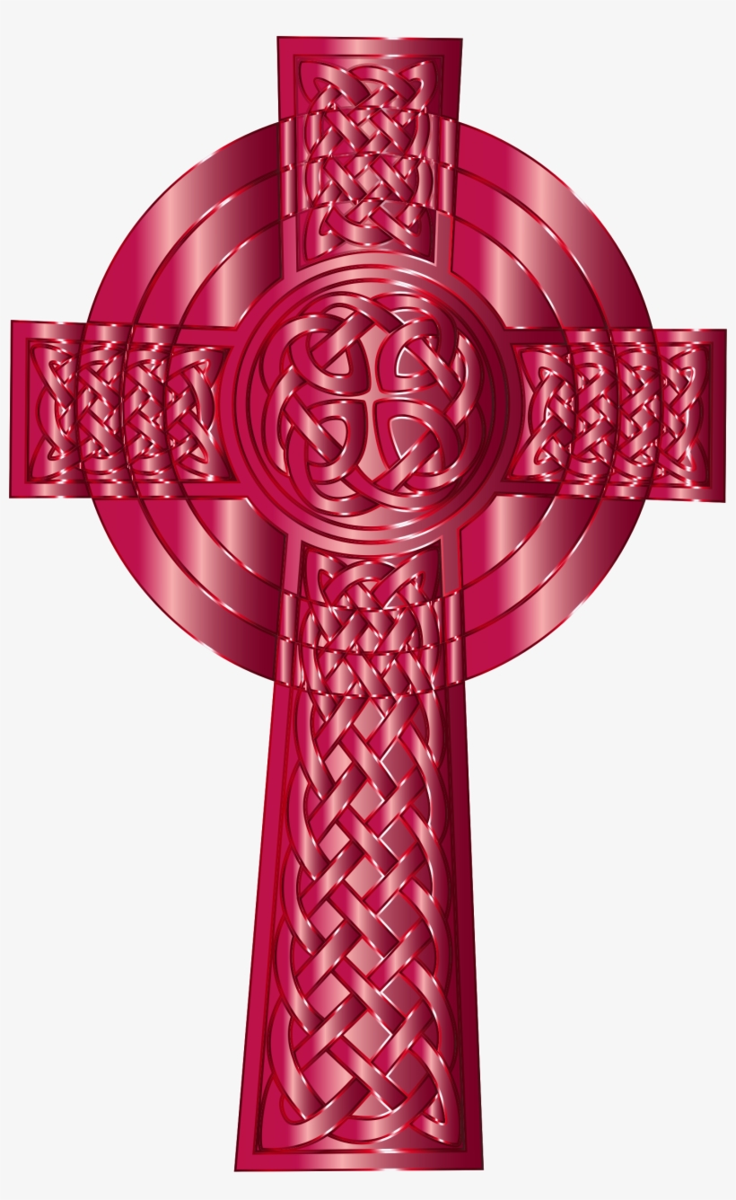 This Free Icons Png Design Of Ruby Celtic Cross, transparent png download