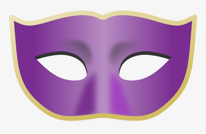 Masks Clipart Purple - Purple, transparent png download