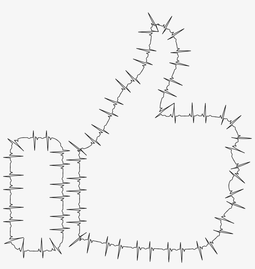 This Free Icons Png Design Of Ekg Thumbs Up, transparent png download