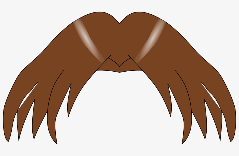 Brown Hair Clipart Transparent Background - Hair Clip Art, transparent png download