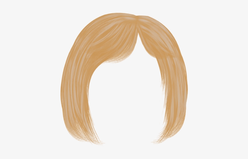Gold Hair Png - Wig, transparent png download