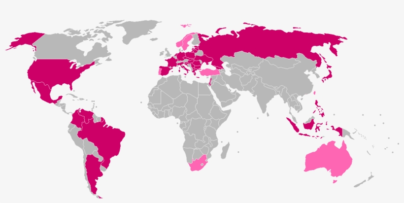 Playboy Magazine World Map New - Diplomatic Missions Of Turkey, transparent png download