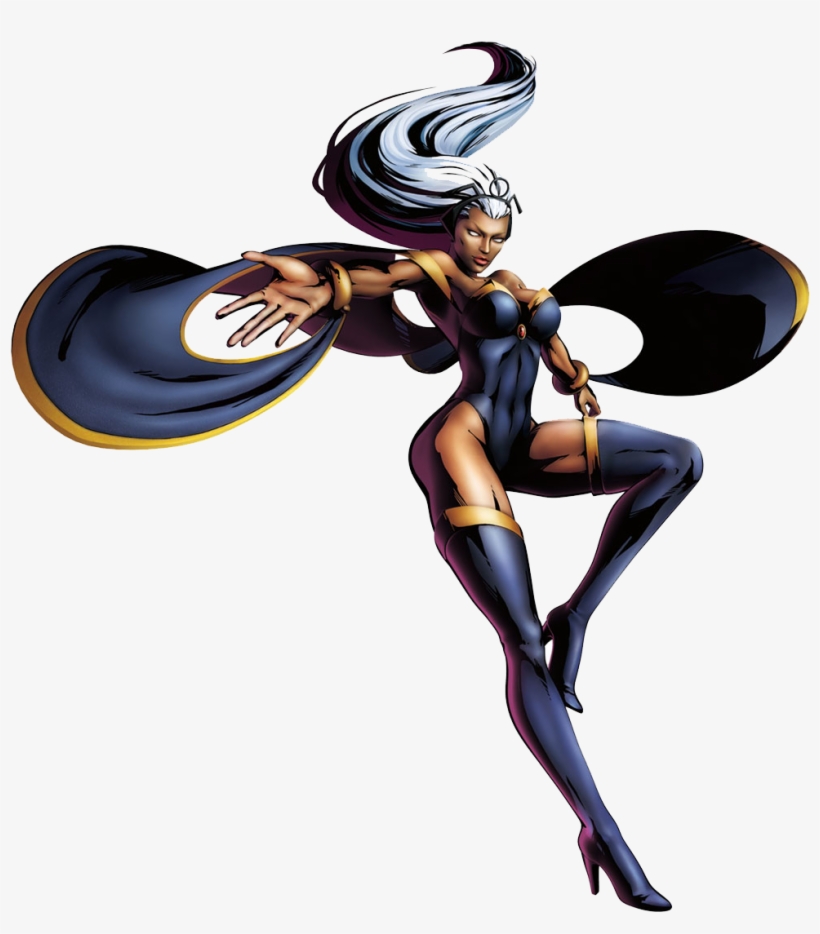 Storm X Men Png Transparent Image Storm Marvel Vs Capcom 3 Transparent Png 1000x1090 Free Download On Nicepng
