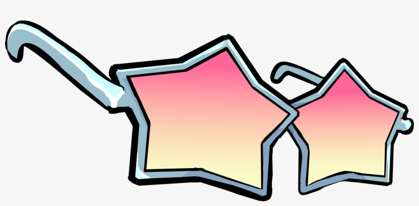 Pink Starglasses Icon - Star Glasses Transparent, transparent png download
