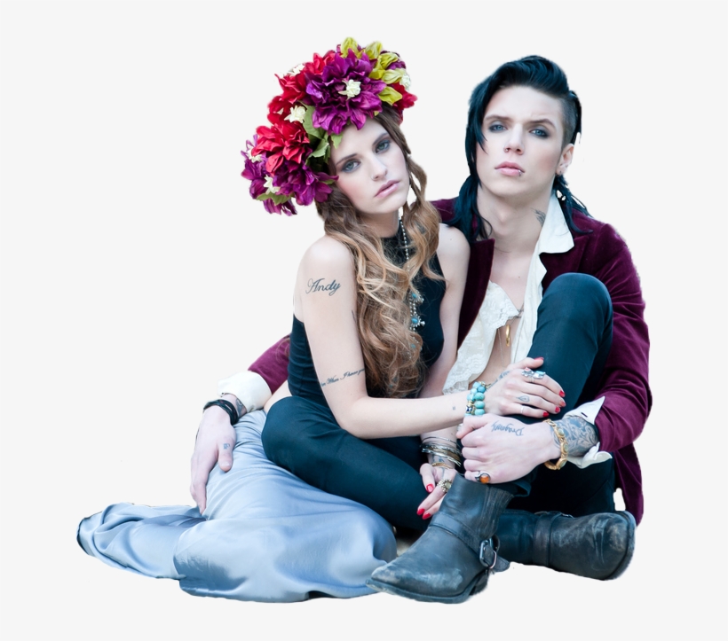 Win A Warped Tour Ride-along With Andy Biersack And - Andy And Juliet Biersack, transparent png download