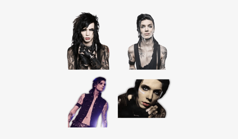 Andy Biersack - Black Veiled Brides Andy, transparent png download