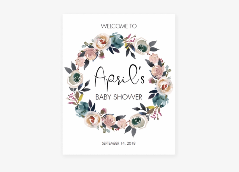 Printable Welcome Sign With Floral Wreath For Boho Floral Welcome Printable Welcome Sign With Floral Wreath For Boho Floral Welcome