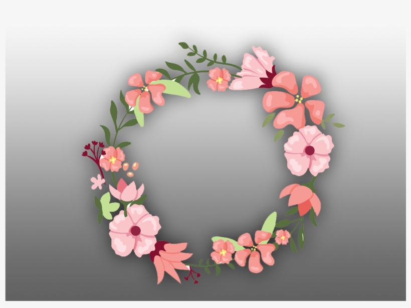Colorful Floral Wreath - Artificial Flower, transparent png download