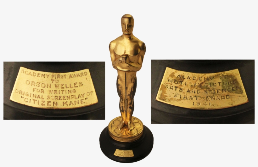 Citizenkaneoscar - Written On An Oscar, transparent png download