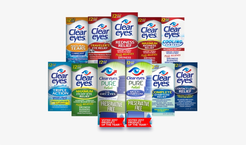 Clear Eyes® - Clear Eyes Complete 7 Symptom Relief Enhanced Formula, transparent png download