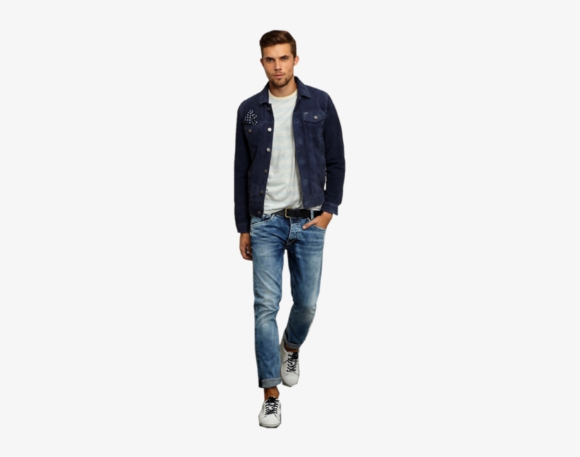 Share This Image - Formas De Usar Jaqueta Jeans Masculina, transparent png download