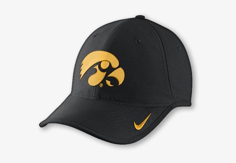 Nike Iowa Hawkeyes Mens Black Performance Coaches Adjustable, transparent png download