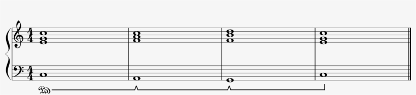 Another Way Of Notating The Pedal In Sheet Music Is - Piano, transparent png download