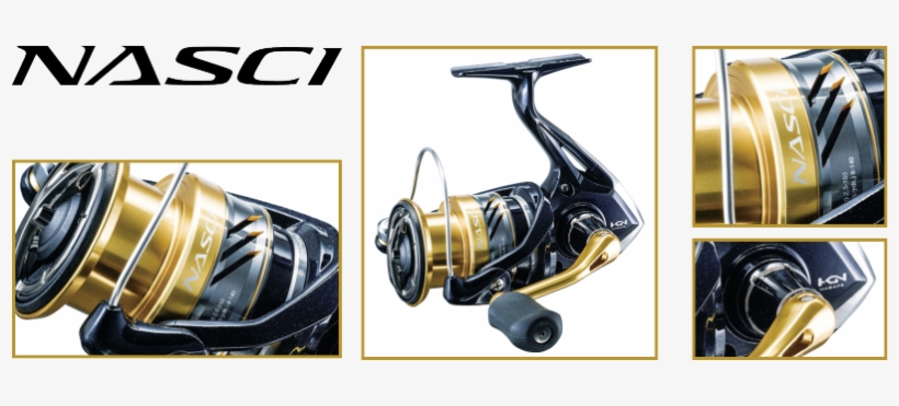Nasci Is An Exciting, New Powerful Spinning Reel With - Shimano Nasci Spinning Reel, transparent png download