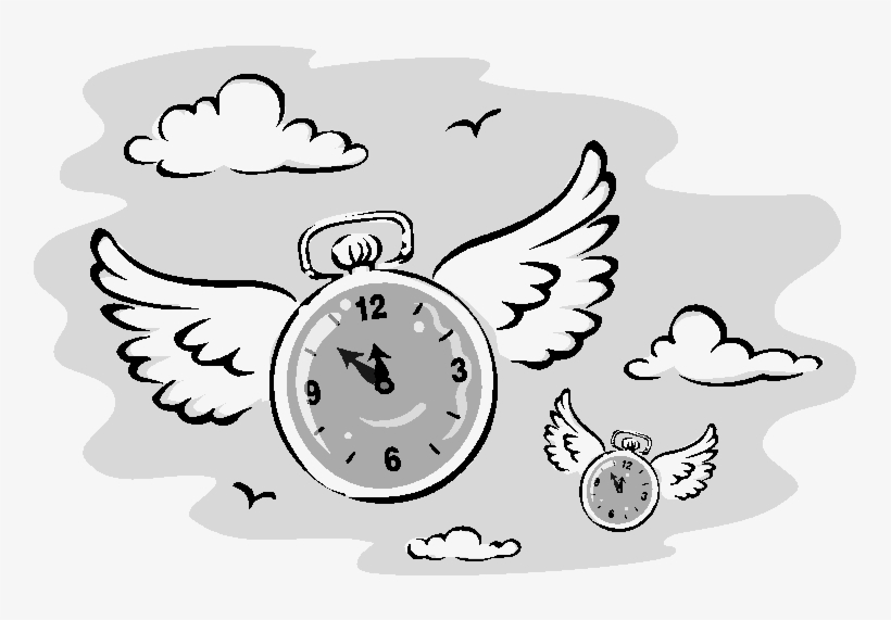 Time Flies Png Pluspng - Time Flying, transparent png download