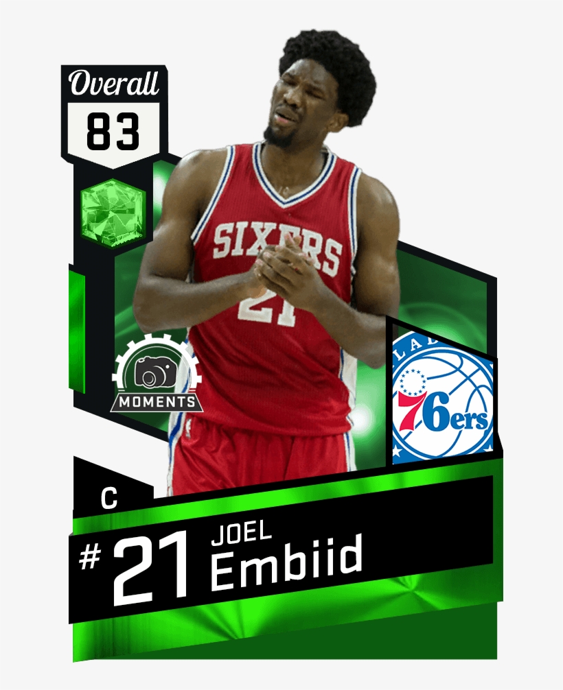 Joel Embiid - Nba 2k17 Eric Gordon, transparent png download