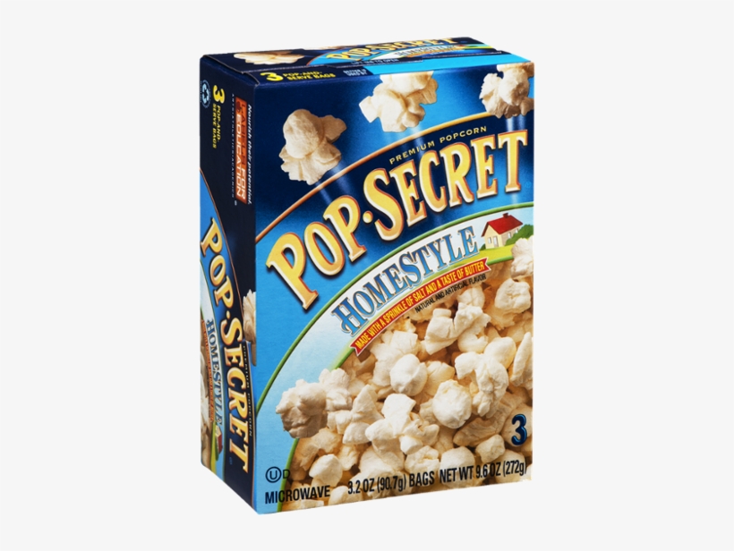 Pop Secret Homestyle Popcorn - 3 Count, 10.5 Oz Box, transparent png download