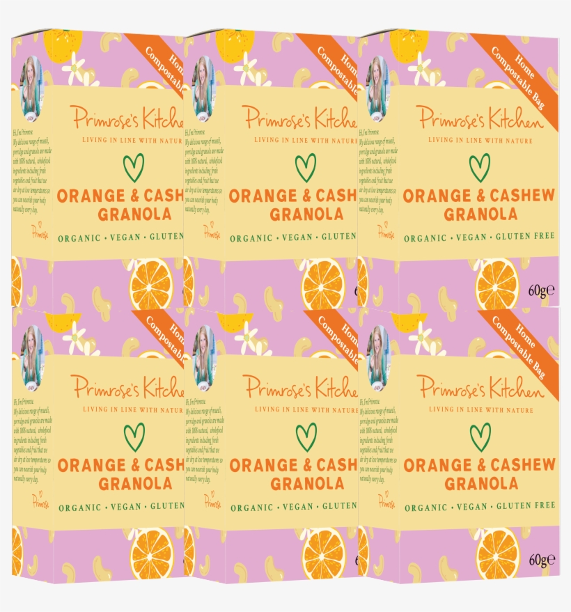 Organic Orange & Cashew Granola 6 - Cashew, transparent png download