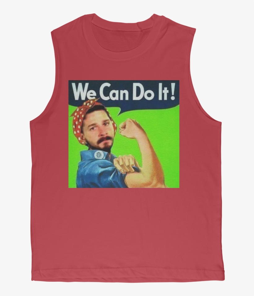 We Can Do It Meme ﻿classic Adult Muscle Top - 1943 Poster We Can Do, transparent png download
