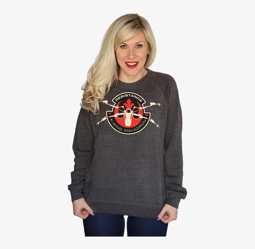 Resistance X-wing Pullover - Vetement Star Wars Femme, transparent png download