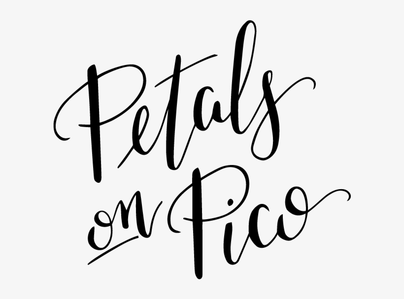 Petals On Pico Png - Calligraphy, transparent png download