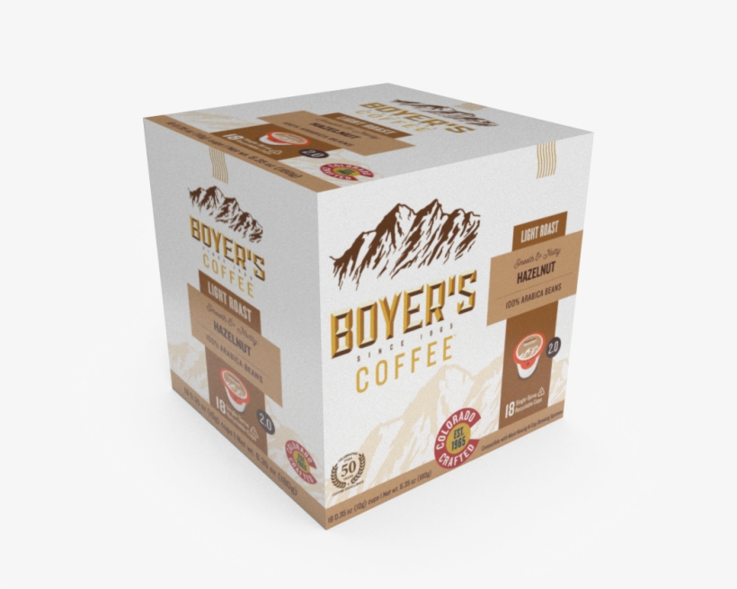 Hazelnut Single Serve - Boyer's Coffee Coffee, Ground, Butterscotch Toffee, transparent png download
