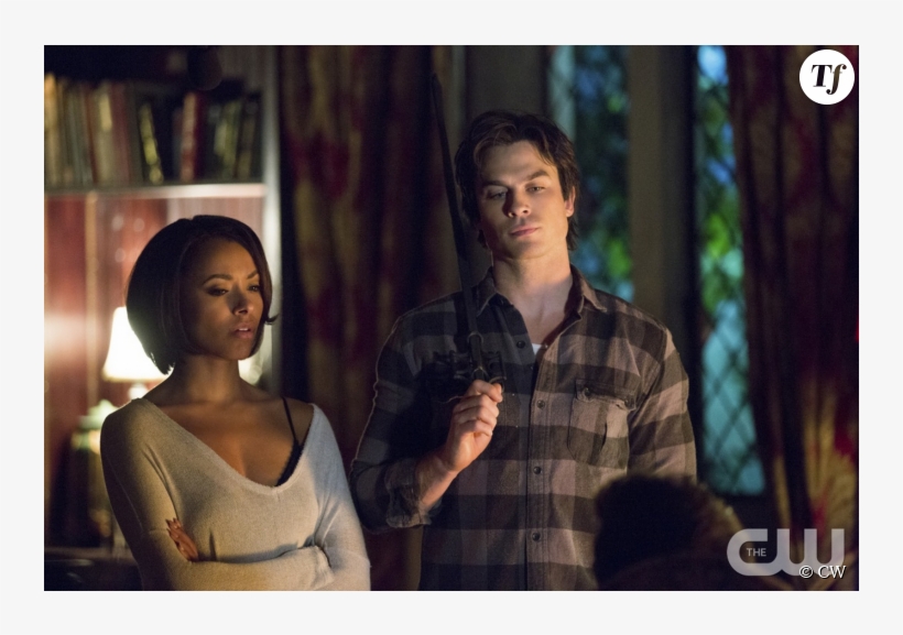 Damon Dans Vampire Diaries - Vampire Diaries Bonnie And Damon, transparent png download