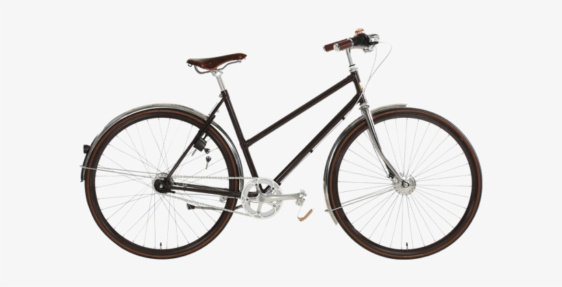 Fritz Hansen Ladies Bicycle From Velorbis Side - Brooklyn Bedford Single Speed Bicycle, transparent png download