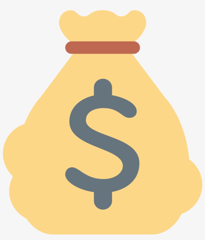 File - Twemoji 1f4b0 - Svg - Twemoji Money, transparent png download