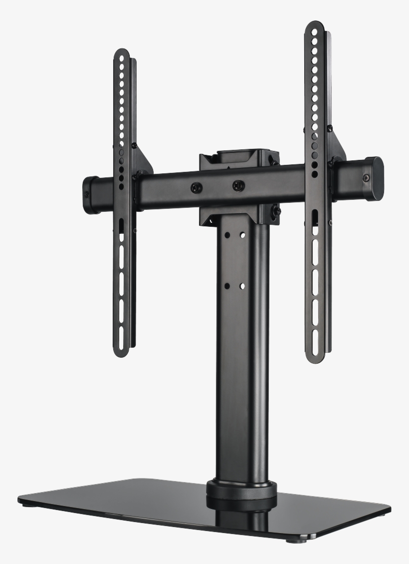 Fullmotion Tv Stand, 165 Cm , Black - Tv Tischstandfuß, transparent png download