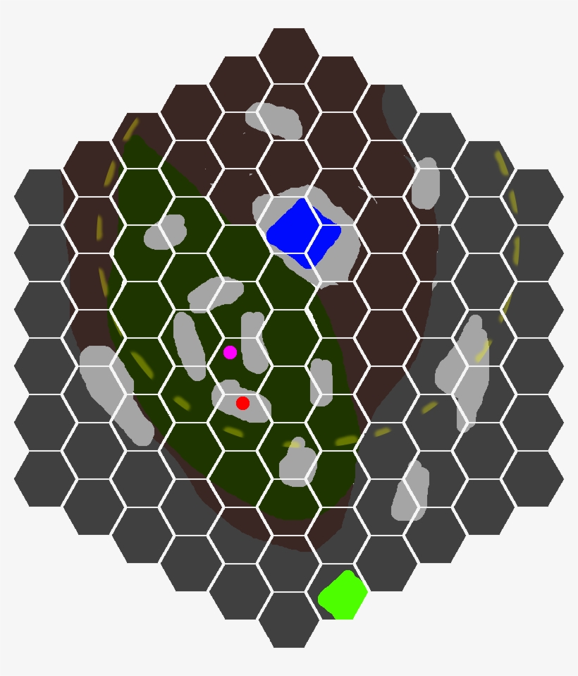 The Global Inferno - Level Black 1" Hexagon Matte Porcelain Tile, transparent png download