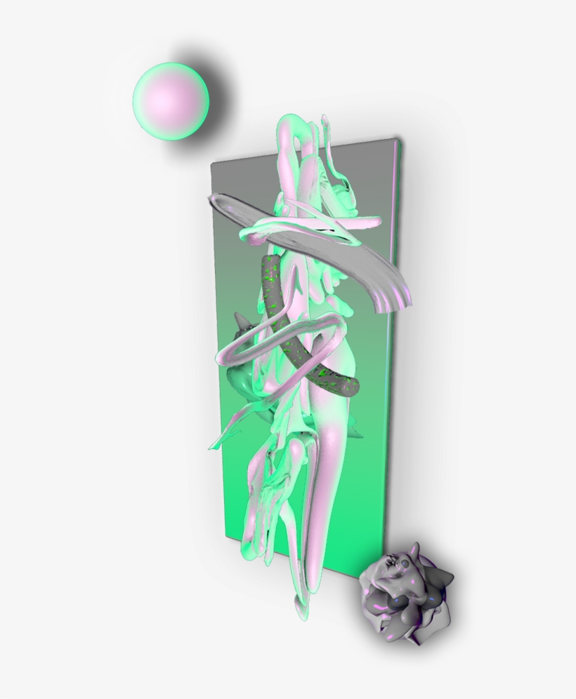 Crystalline Grey Gradient Png Etheric Transparent Experimental - Graphic Design, transparent png download