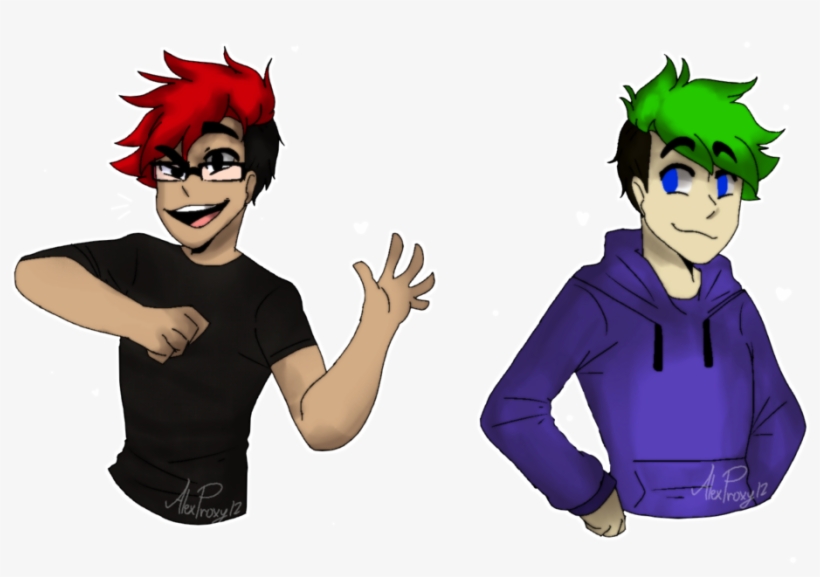 Report Abuse - Jacksepticeye And Markiplier Adorable, transparent png download