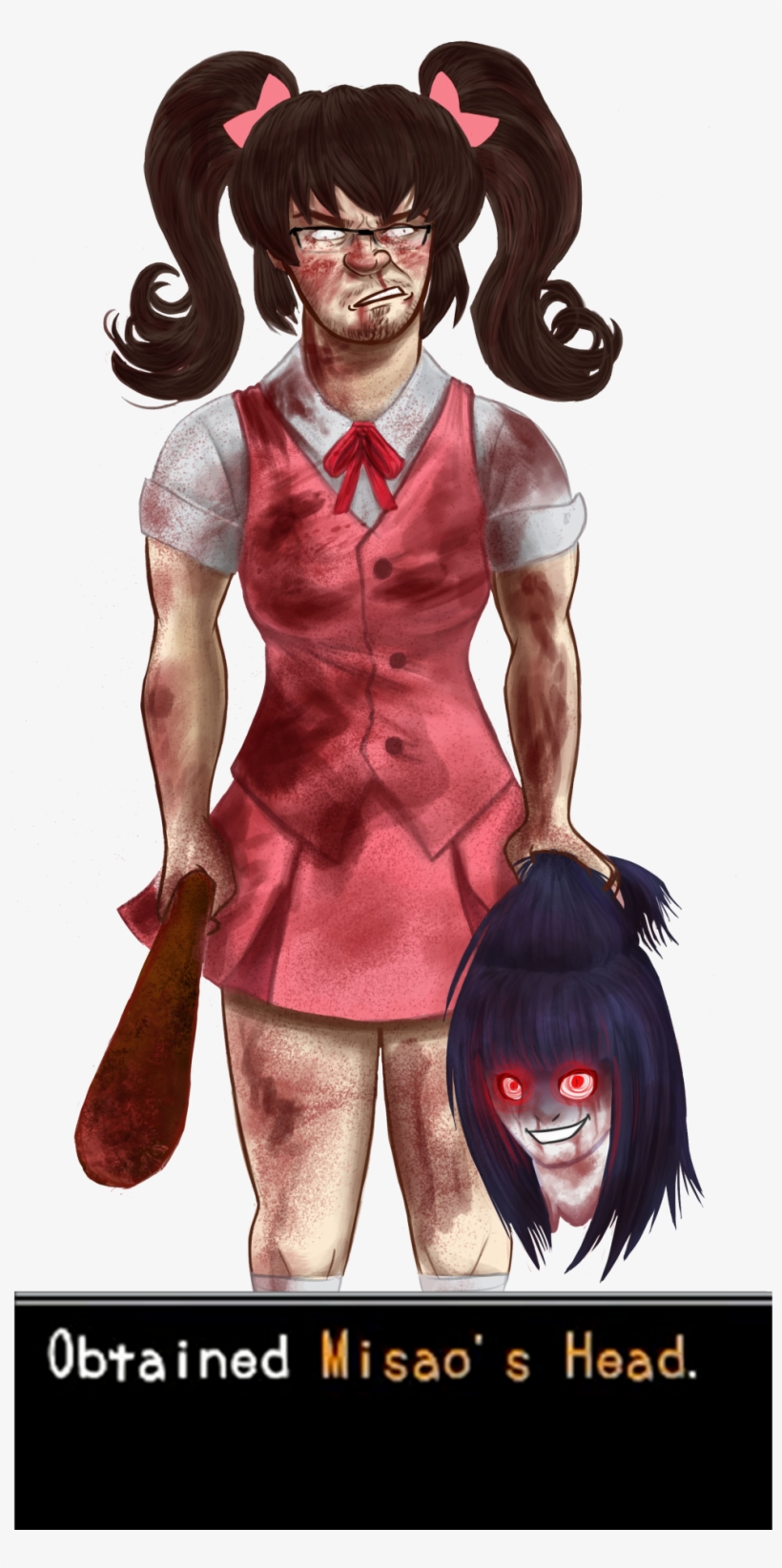 “this Is The Face Of A Man That Is 100% Done - Misao Game, transparent png download