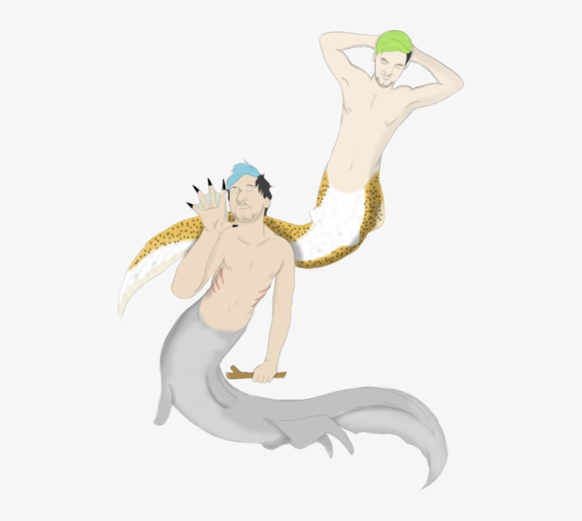 Mermaid Markiplier And Jacksepticeye, transparent png download