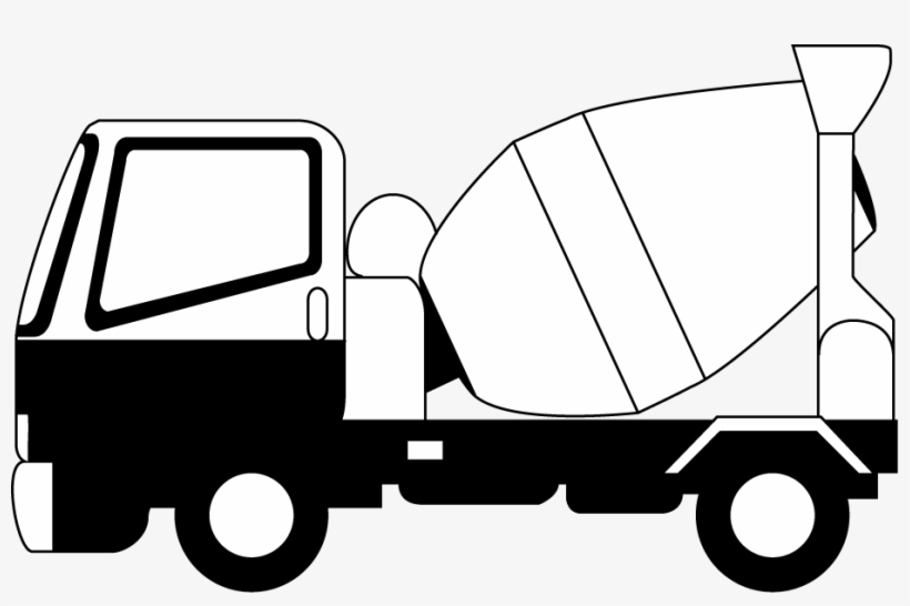 Free Clip Truck Cake Ideas And Designs - Concrete Clipart, transparent png download