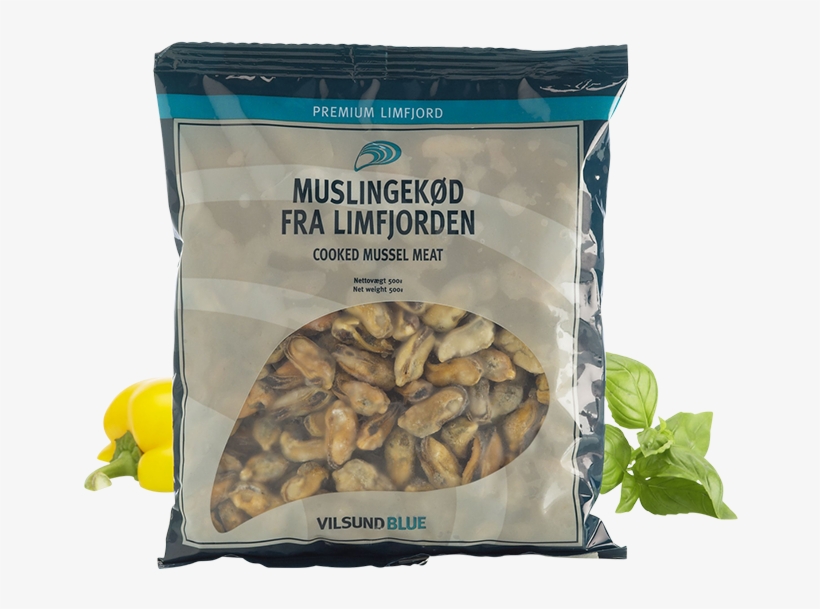 Blue Mussel Meat - Limfjord Mussels, transparent png download