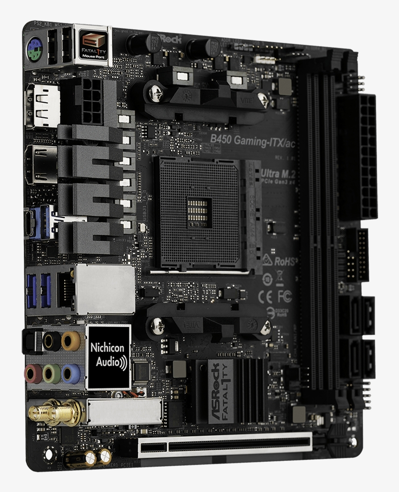 General Information - Asrock Fatal1ty B450 Gaming Itx Ac, transparent png download