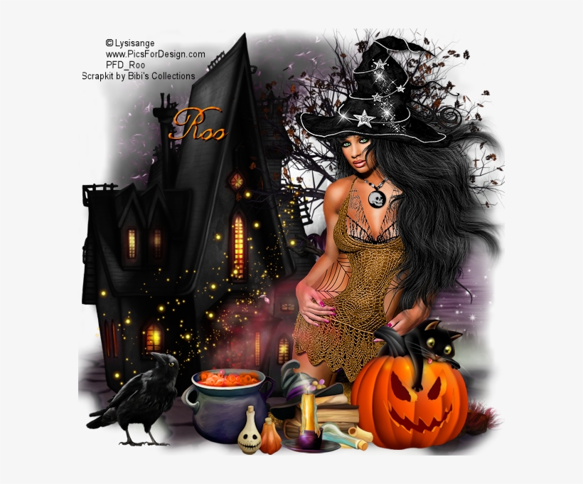"sexy Witch" With Its Multi Layers You Can Use Her - Jack-o'-lantern, transparent png download